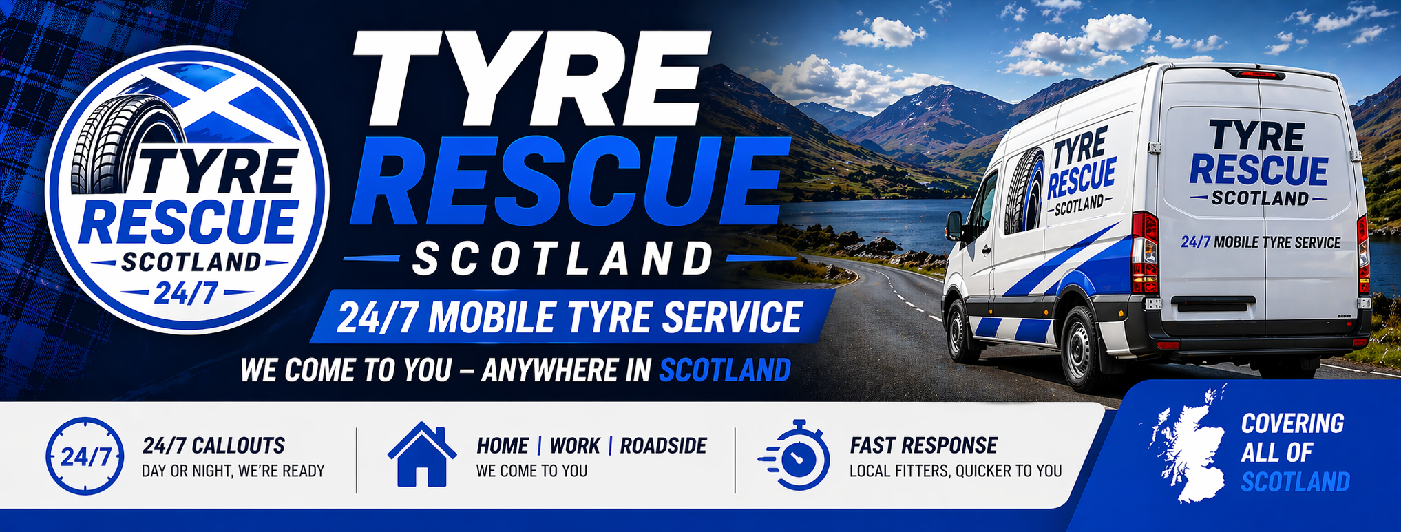 Tyre Rescue Scotland — 24/7 Mobile Tyre Service